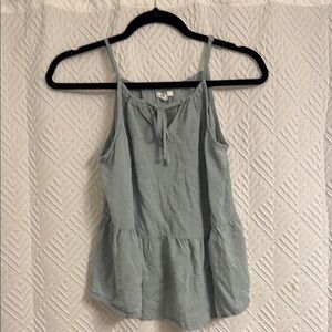 Women's Light Blue Sleeveless Top